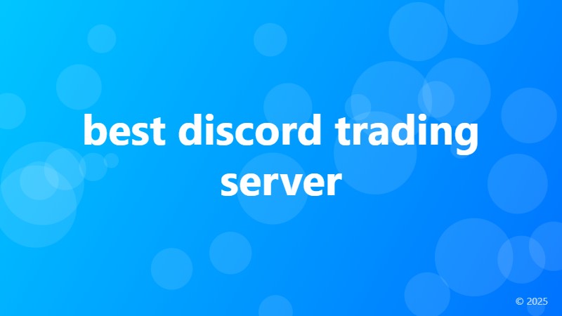 best discord trading server