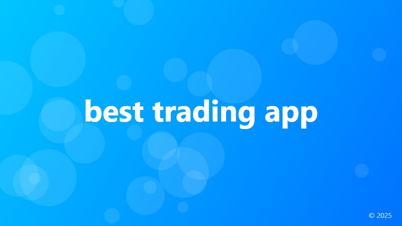 best trading app