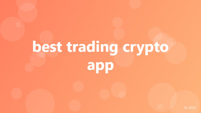 best trading crypto app