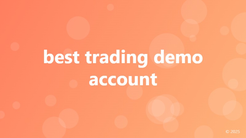 best trading demo account