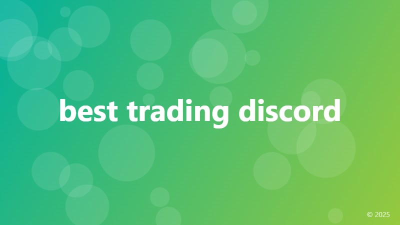 best trading discord