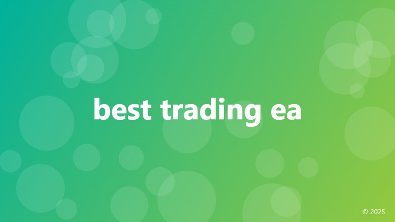 best trading ea