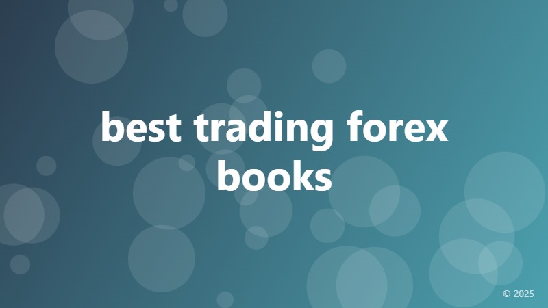 best trading forex books