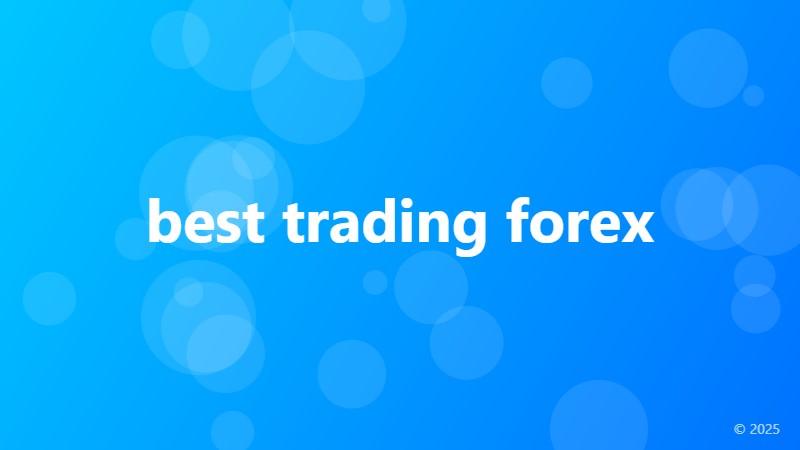 best trading forex