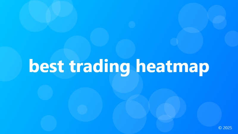best trading heatmap