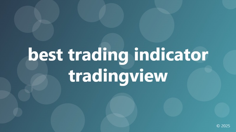 best trading indicator tradingview