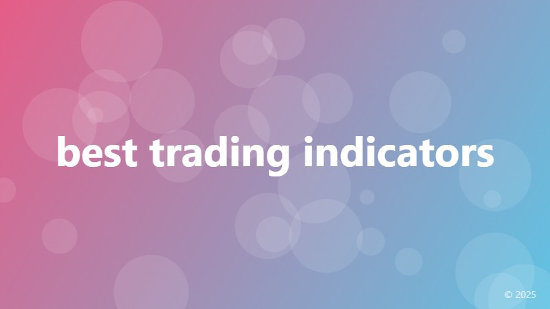 best trading indicators