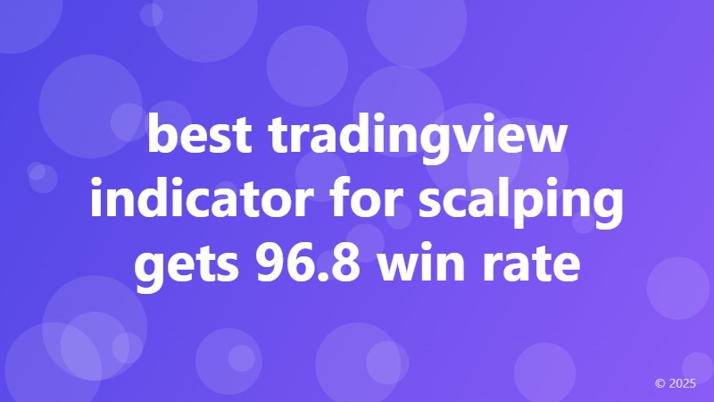 best tradingview indicator for scalping gets 96.8 win rate