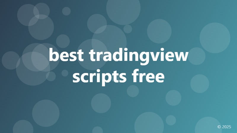 best tradingview scripts free
