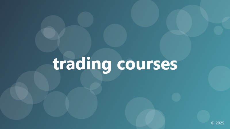 trading courses